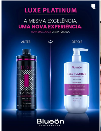 Kit de Brosse Progressive Semi-Permanente Blueken Luxe avec Scellant pour Cheveux Blond Platine