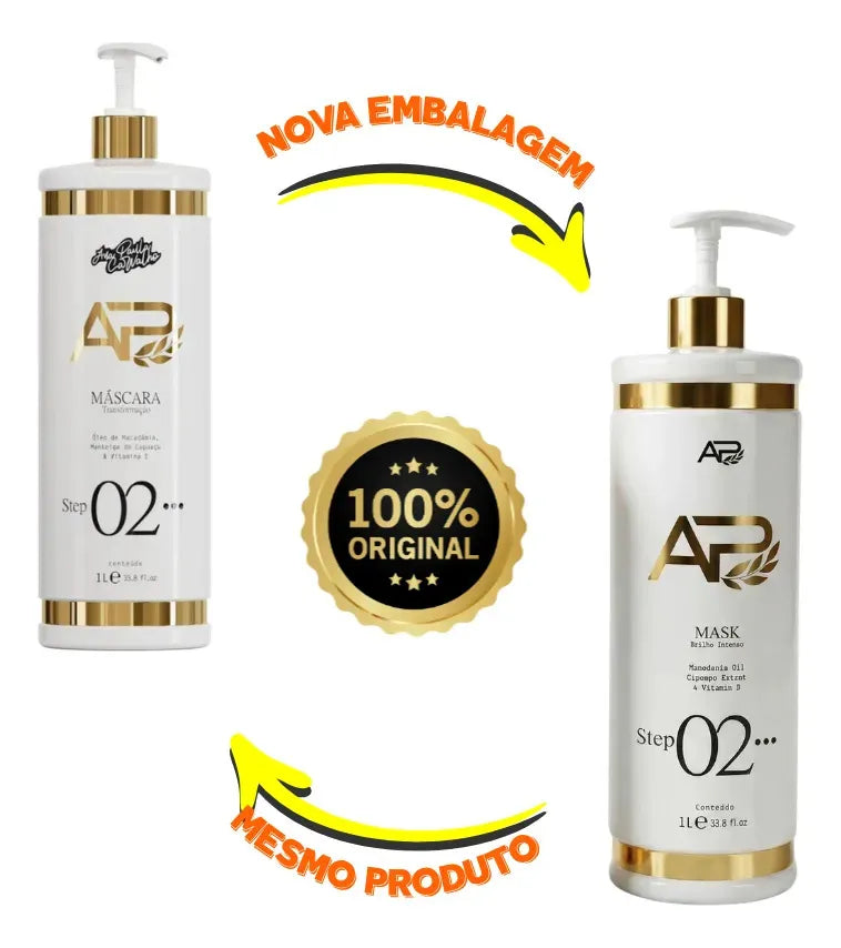 Liso Lambido Hair Straightener Realignment Kit 2 Itens - Ana Paula Carvalho