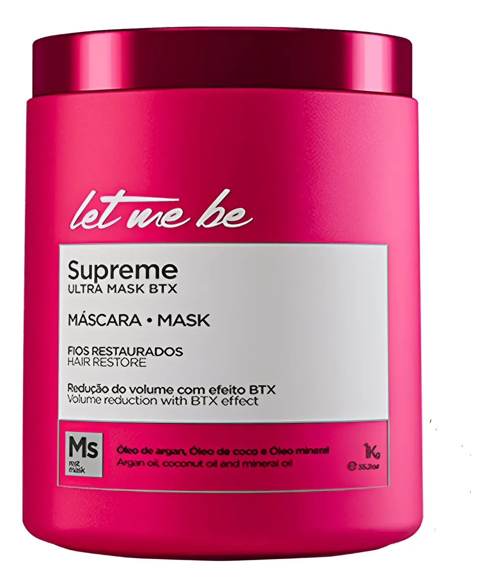 Let Me Be Supreme Ultra Deep Hair Mask Masque Réparateur et Scellant pour Cheveux 1Kg - ProSalon