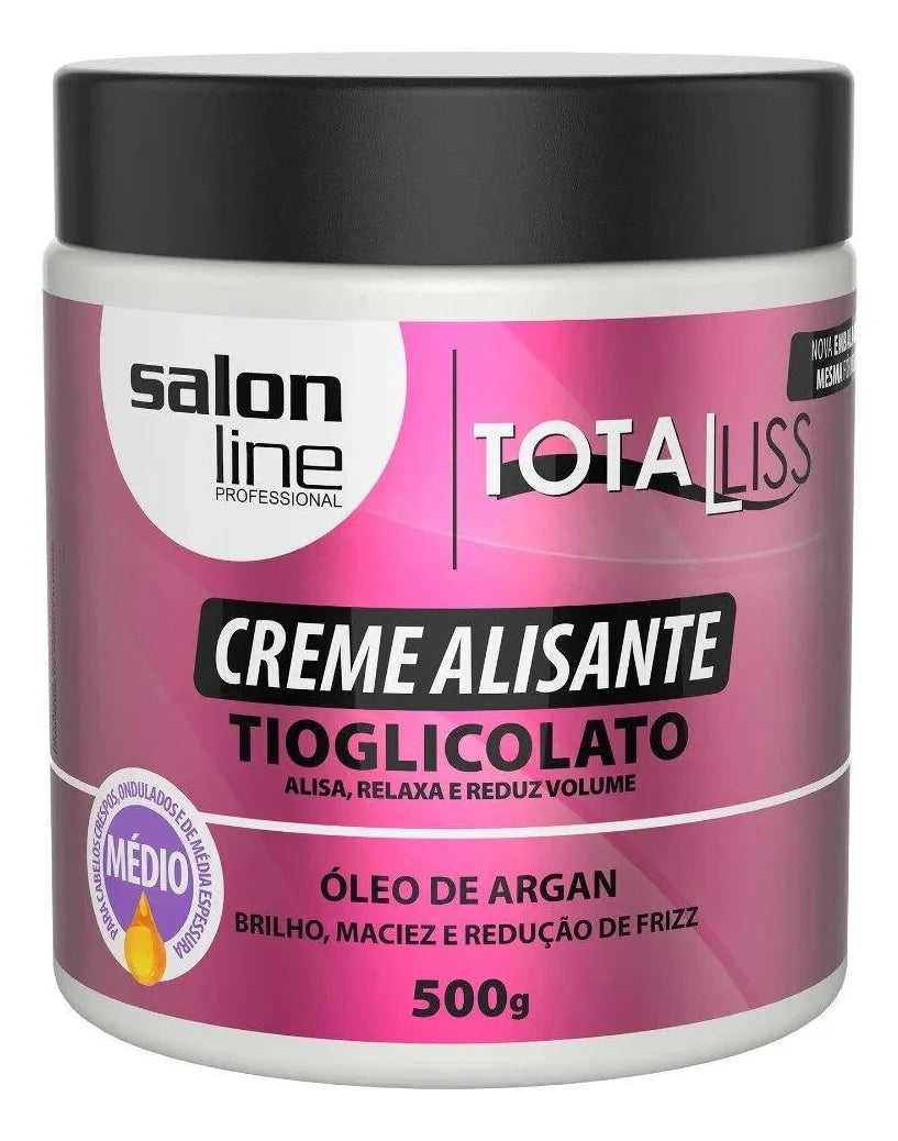 Crème Lissante Salon Line TotaLiss Argan Oil Brillance Douceur Anti-Frizz 500g