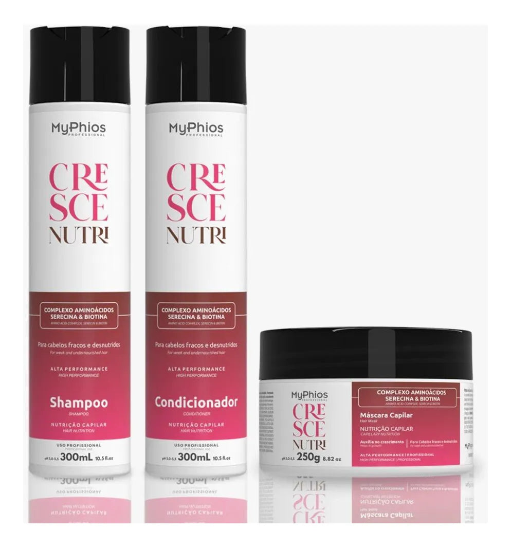 Cresce Nutri Rapunzel Treatment Kit Nourrissant Croissance Capillaire 3 Articles - My Phios