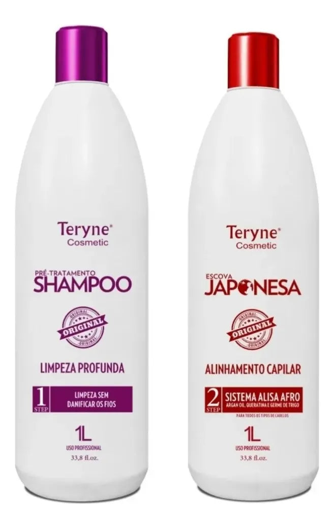 Kit Cepillo Definitivo Original Japonés Teryne 100 Liso - Teryne