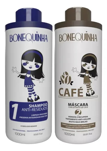 Maria Escandalosa Café / Kit de brosses progressives intelligentes à la kératine 2x1L - Maria Escandalosa