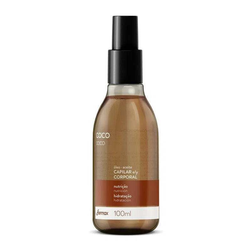 Farmax Body Bath and Body Oil Bath Farmax Coconut Body & Hair Oil Spray 100ml / 3.38 fl oz