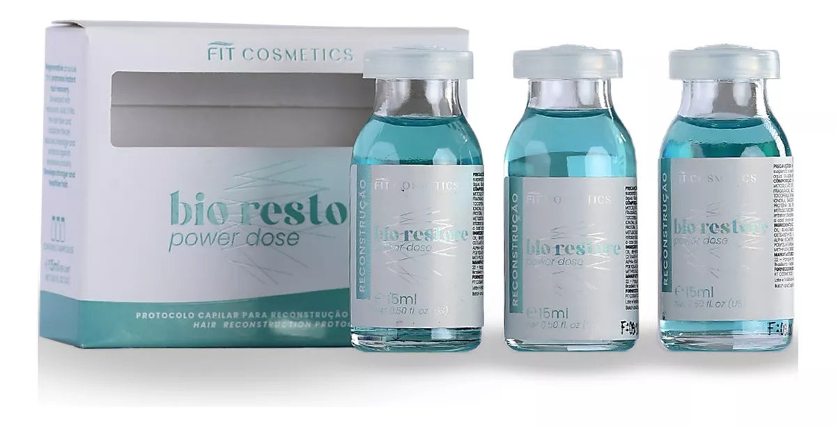 Fit Cosmetics Home Care Set Professional Intensive Treatment Power Dose Ampoule Kit 3x15ml - Fit Cosmetics