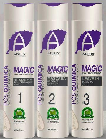 Caviar Açai Argan Professional Magic Tratamiento Post Progresivo 3x300ml - Adlux