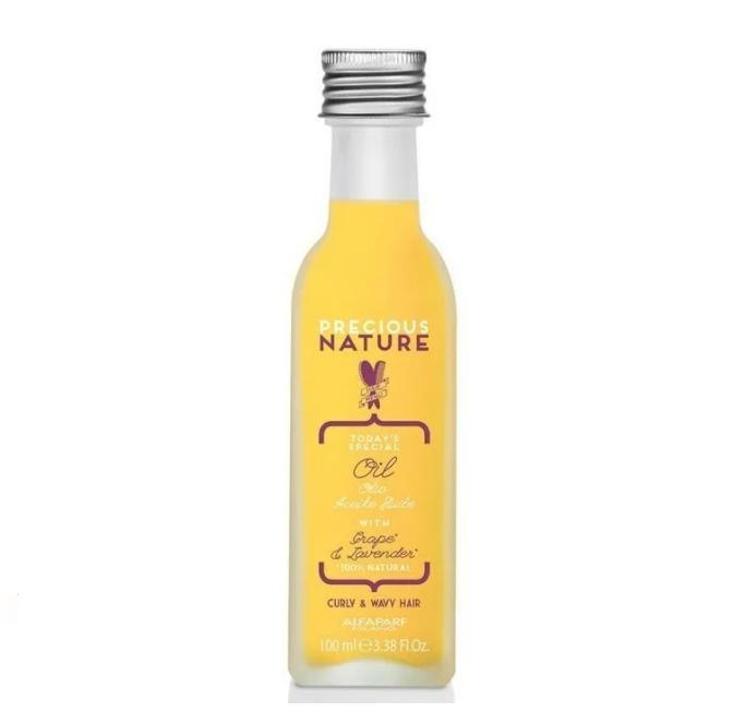 Alfaparf Milano Brazilian Keratin Treatment Precious Nature Curly & Wavy Hair Grape Lavender Oil 100ml - Alfaparf Milano
