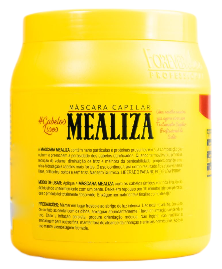 Forever Liss Brazilian Hair Treatment Hair Mask Treatment for Smoothing and Moisturizing MEALIZA 1kg - Forever Liss