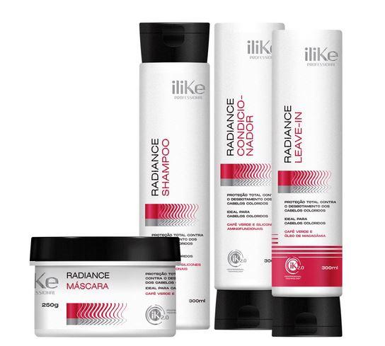 iLike Brazilian Keratin Treatment Radiance Color Duration Nourishing Green Coffee Shea Macadamia 4 Prod. - iLike