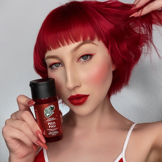 Kamaleão Color Hair Color Kamaleão Color Pica Pau Pigment Mask 300ml / 10.14 fl oz