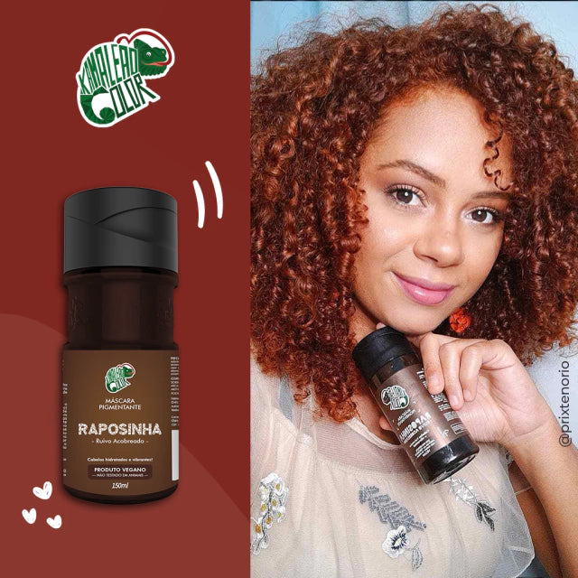 Kamaleão Color Hair Color Kamaleão Color Raposinha Pigment Mask 300ml / 10.14 fl oz