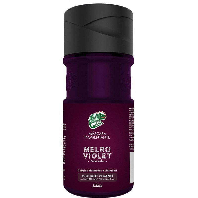 Kamaleão Color Home Care Brazilian Melro Violet Marsala Tinting Pigment Vegan Mask 150ml - Kamaleão Color