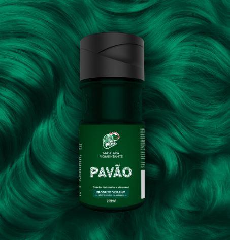 Kamaleão Color Home Care Brazilian Pavão Green Tinting Pigment Vegan Mask 150ml - Kamaleão Color