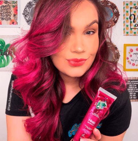 Kamaleão Color Home Care Ponêi Pony Magent Pink Tinting Pigment Vegan Mask 150ml - Kamaleão Color