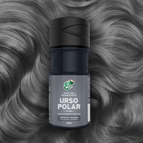 Kamaleão Color Home Care Urso Polar Grey Polar Bear Tinting Pigment Vegan Mask 150ml - Kamaleão Color