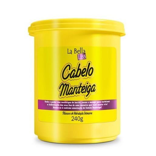 Mascarilla Hidratación y Nutrición Intensiva Manteca Capilar 240g - La Bella Liss