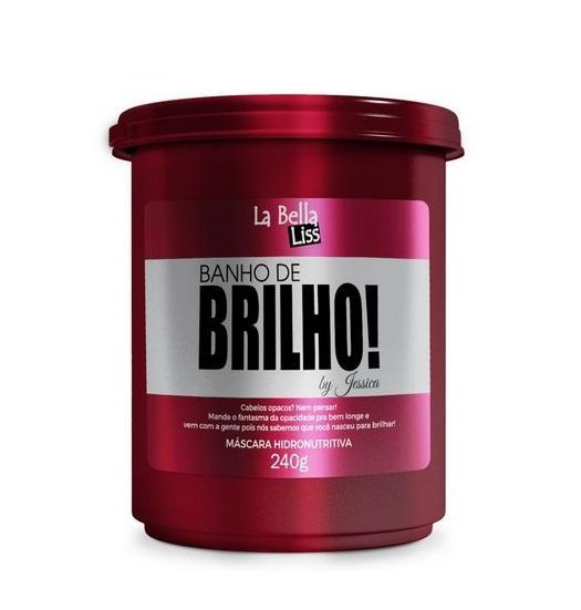 Tratamiento Capilar Profesional Baño de Brillo Mascarilla Concentrada 240g - La Bella Liss