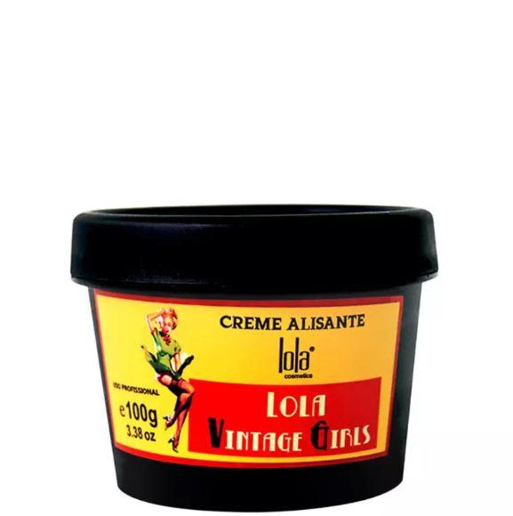 Lola Cosmetics Brazilian Keratin Treatment Professional Smoothing Cream Vintage Girls Hair Mask 100g - Lola Cosmetics