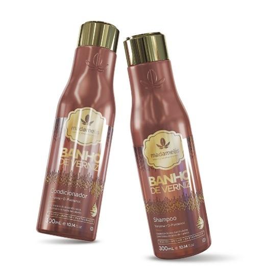 Barniz Profesional Baño Tratamiento Capilar Kit Mantenimiento 3x300ml - Madamelis