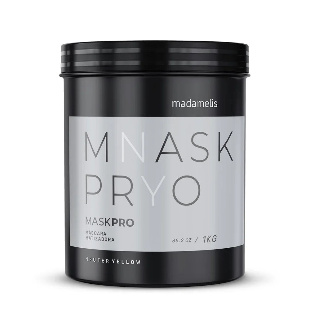 MadameLis Hair Mask Deep Hair Mask Pro Neuter Yellow Hair Mask (Blondes) 1kg - Madamelis