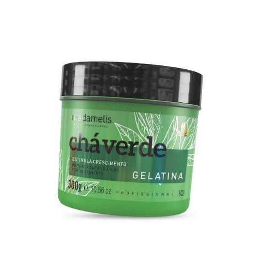 Gelatina Capilar Profesional Gelatina de Crecimiento de Té Verde Mascarilla 300g - Madamelis