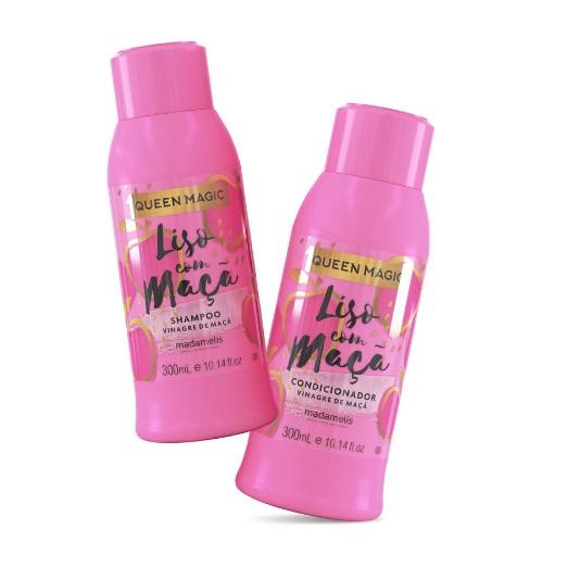 Línea Suave Profesional con Vinagre de Manzana Queen Magic 2x300ml - Madamelis