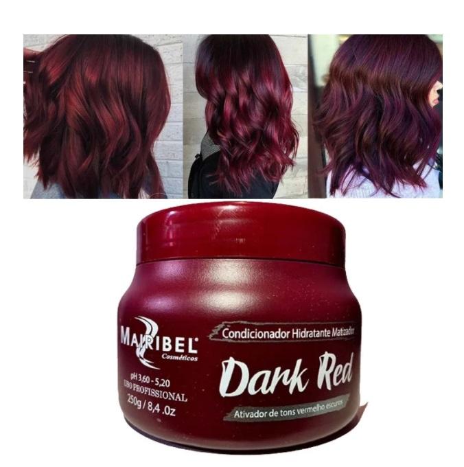 Mairibel Hair Mask Dark Red Hydratycollor Hydration Tinting Color Intensifier Mask 250g - Mairibel