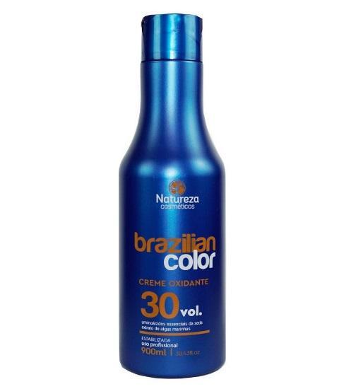 Brazilian Color Crema Oxidante Peróxido de Hidrógeno Ox 30 vol. 900ml - Naturaleza