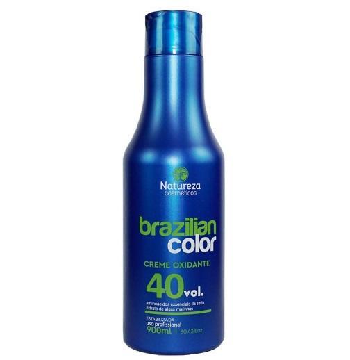 Brazilian Color Crema Oxidante Peróxido de Hidrógeno Ox 40 vol. 900ml - Naturaleza