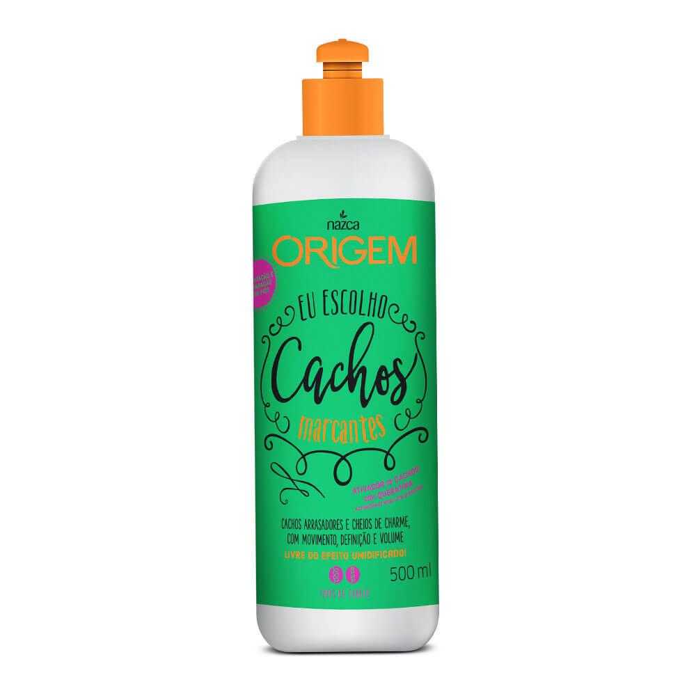 NAZCA Curtly Treatment Ativador de Cachos Marcantes Eu Escolho Cachos Origem 500ml / Curls Activator Remarkable I Choose From Curls 500ml