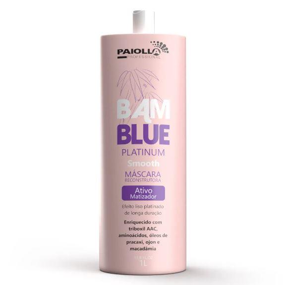 Tinte Active Platinum Smooth Máscara Reparadora Cepillo Progresivo 1L - Paiolla