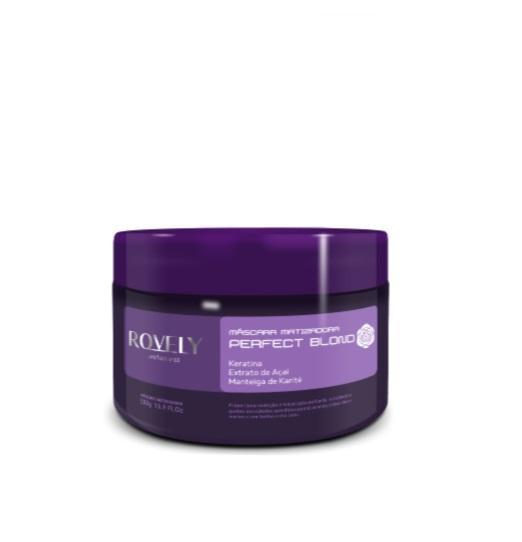 Perfect Blond Hair Tratamiento Mascarilla Tonificante Acai Keratin Karite 300g - Rovely
