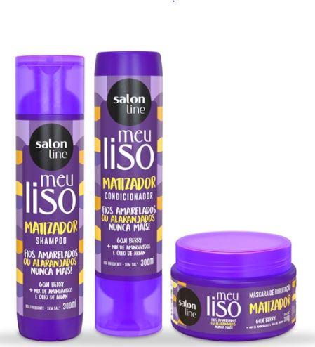 Salon Line Home Care Goji Berry Anti YellowMy Smooth Tinting Vegan Blondes Kit 3 Prod. - Salon Line