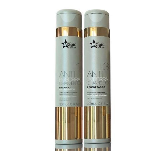 Champú Anti Rubber Reconstructor Regenerador Capilar 2x300ml - Color Mágico