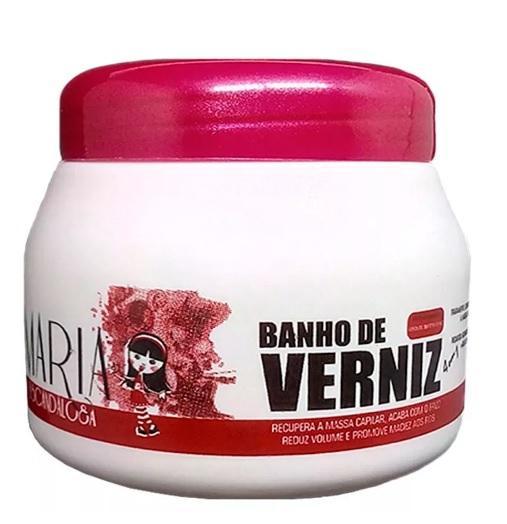Baño de Barniz Profesional 4 en 1 Mascarilla Tratamiento Capilar 250g - Maria Escandalosa
