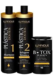 Kit de tratamiento de alisado para el cabello con sellado de plástico Frizz Control 4x1 - Luminoso