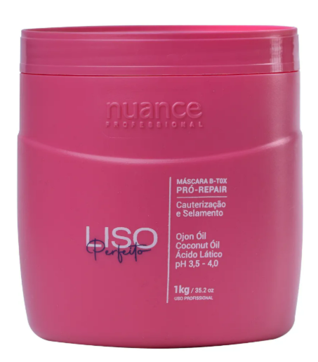 Brazilian Cauter Organic Treatment Mask Bottox Pro Repair No Formol 1kg - Nuance