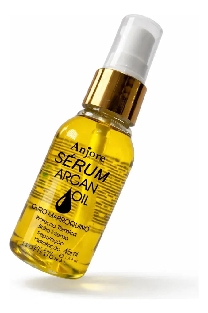 Thermal Protector Argan Oil Serum Moroccan Gold 5 in 1 Finisher 45ml - Anjore
