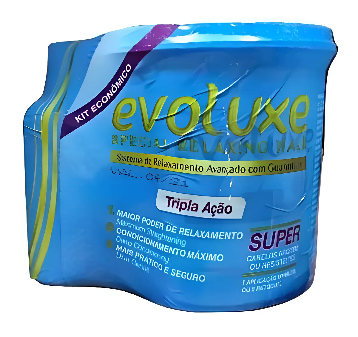Evoluxe Hair Relaxer Super - Kit Completo - ASP