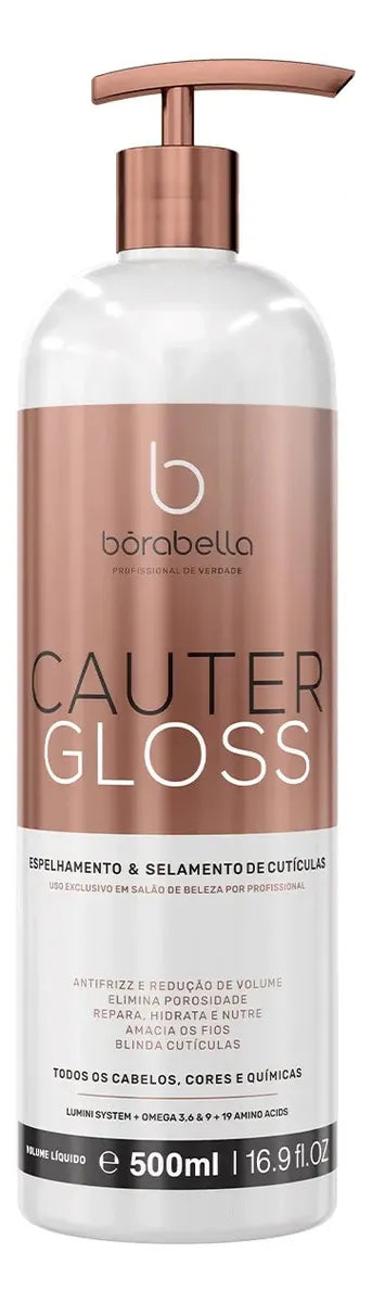 Hair Mirroring Immediate Reconstruction Cauter Gloss Shielding 500ml - Borabella