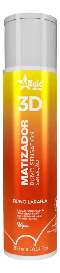 3D Red Hair Sensation Intense Tinting Gloss Pigment Mask 300ml - Magic Color