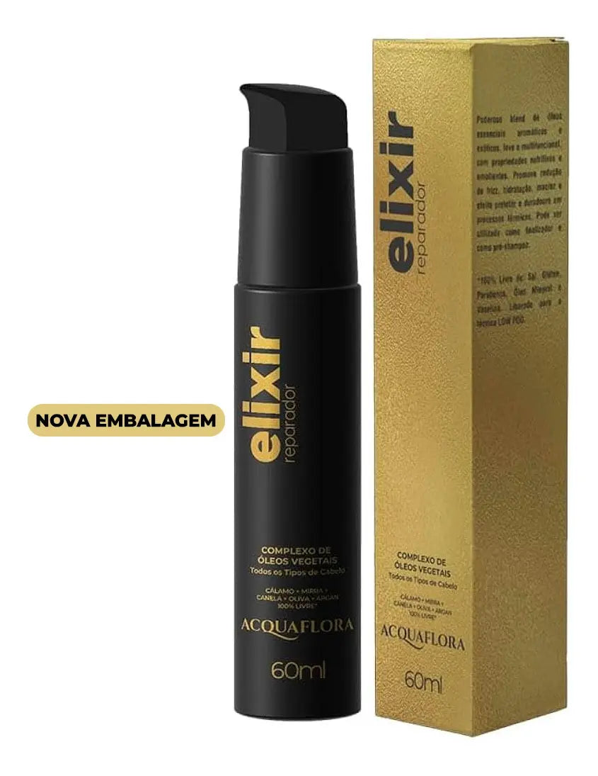Repair Elixir Vegetable Oils Blend Nourishing Hair Treatment 60ml - Acquaflora