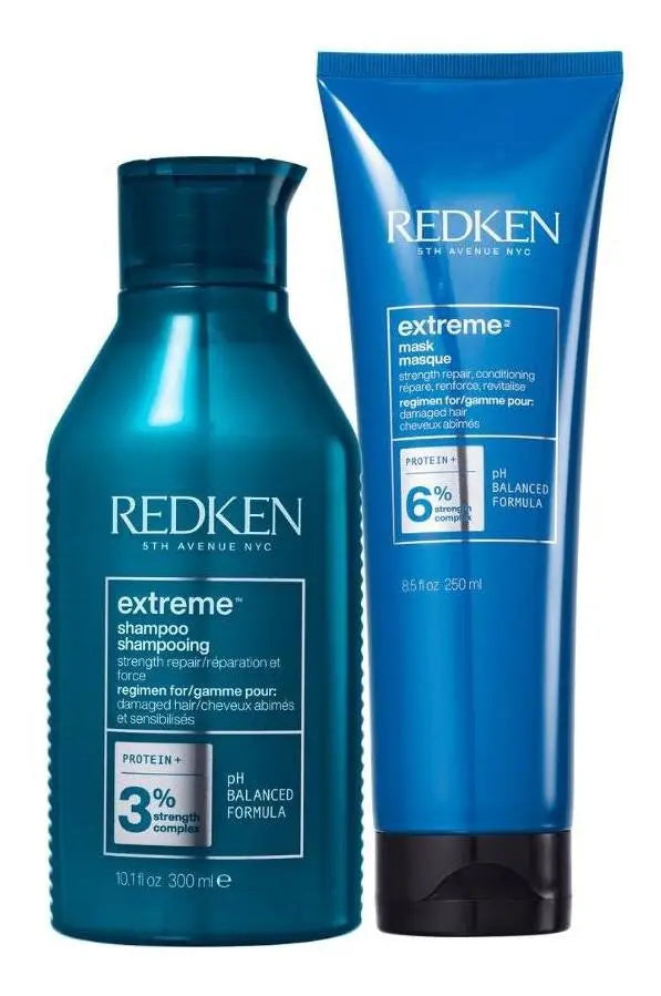 Extreme Bleach Recovery Damaged Hair Fortifying Treatment Kit 2 Itens - Redken