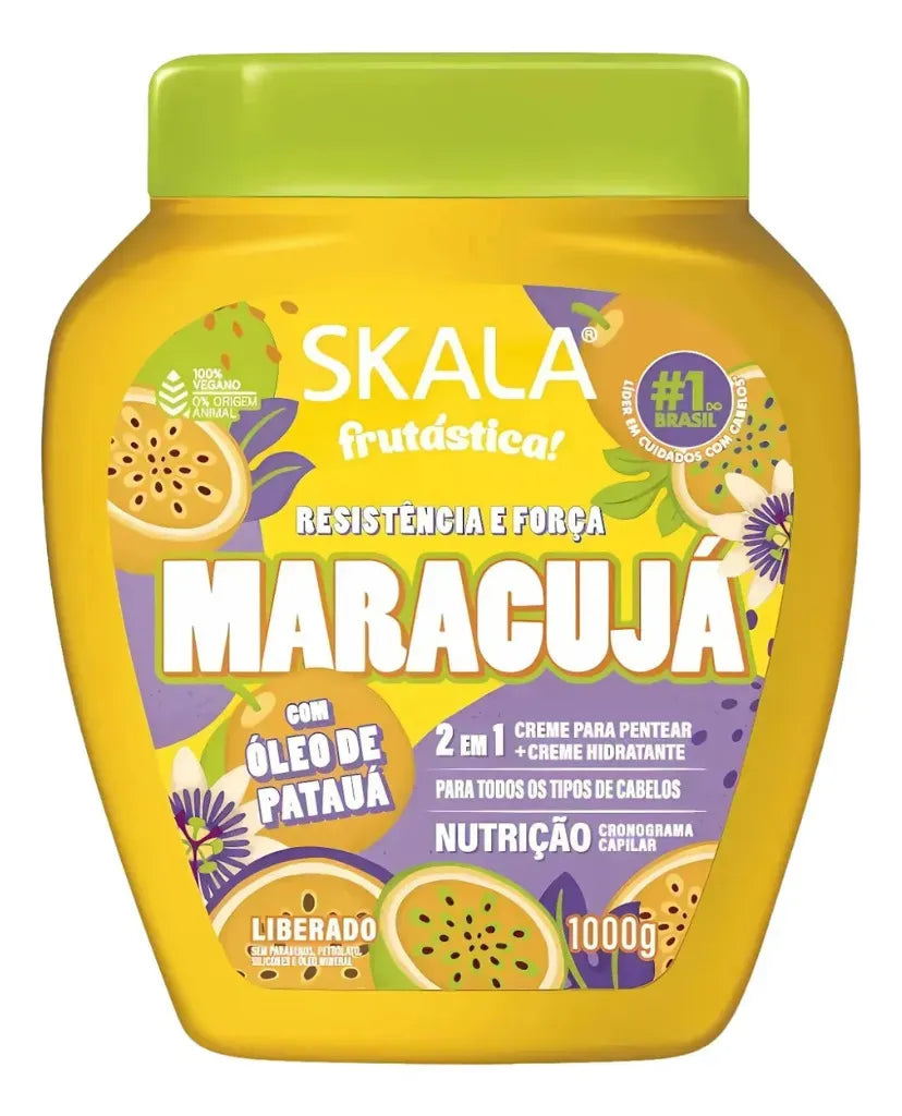 Crème de Traitement 2 en 1 Maracuja et Huile de Pataua / Crème de Traitement 2 en 1 Maracuja et Huile de Pataua - Skala