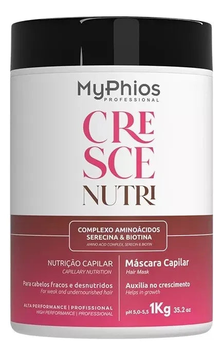 Cresce Nutri Rapunzel Tratamiento Crecimiento Capilar Nutrición Mascarilla 1kg - My Phios