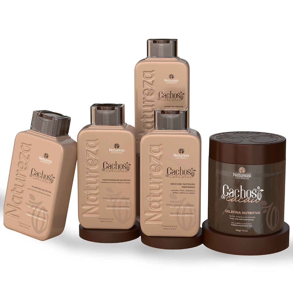 Cacau Natureza 5 Step Curl Definition Kit