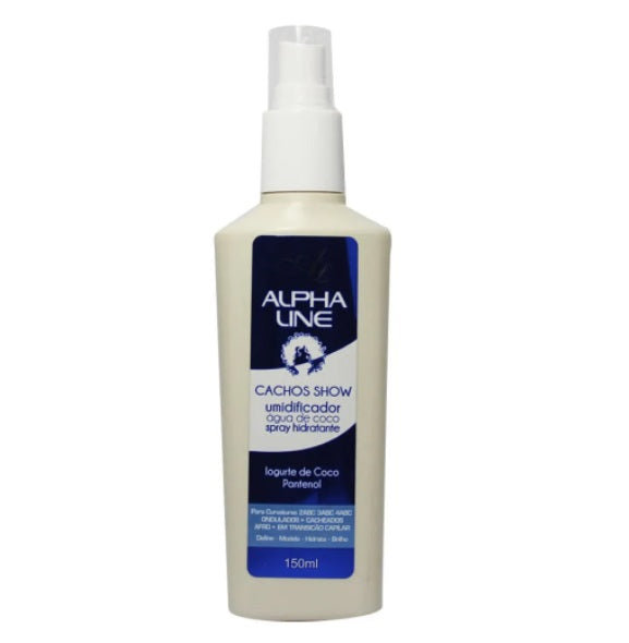 Alpha Line Hair Care Moisturizing Hair Spray Humidifier Coconut Curls Cachos Show 150ml - Alpha Line