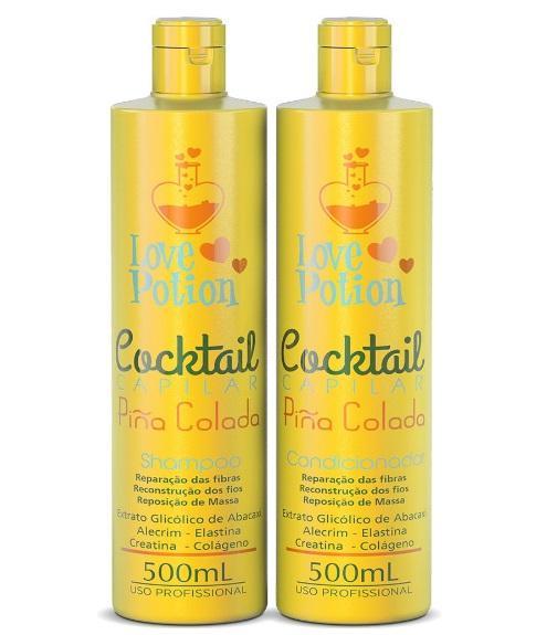 Home Care Maintenance Pina Colada Cocktail Treatment Kit 2x500ml - Love Potion