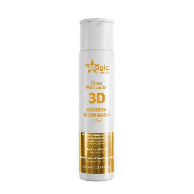Magic Color Hair Color Illuminated Brunette Honey Color Revitalizing Tinting Mask 300ml - Magic Color