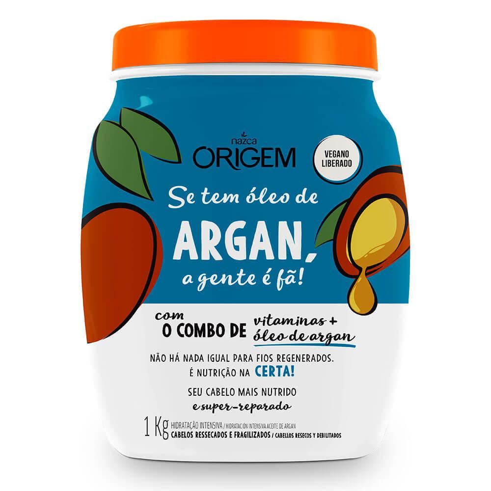 NAZCA Hair Mask Origem Moisturizing Argan Oil Vitamins Nourishing Hair Mask 1kg - Nazca